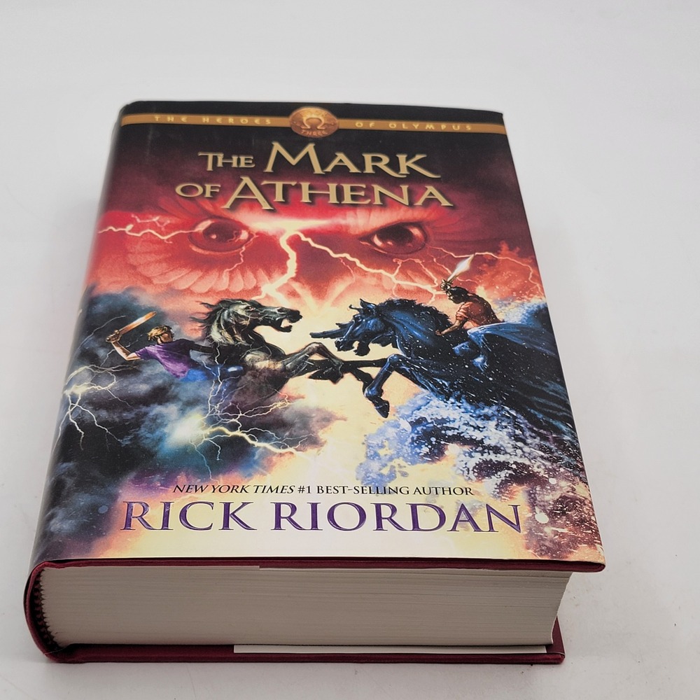 Rick Riordan The Mark of Athena Hardcover First Edition Heroes of Olympus Book 3